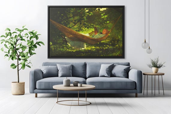 Winslow Homer Sunlight and Shadow Winslow Homer Painting Huge Home Decor Wall Art Winslow Homer Painting Winslow Homer Woman Reading Homer