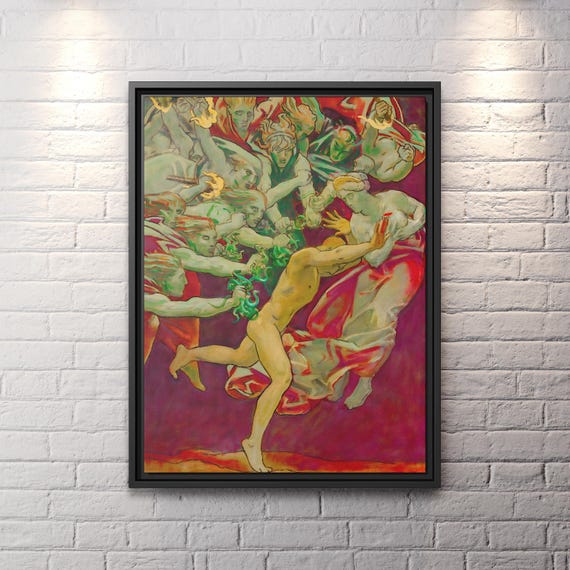 John Singer Sargent Orestes and the Furies John Singer Sargent Study Museum John Singer Sargent Wall Art Famous Painting Print Sargent Art