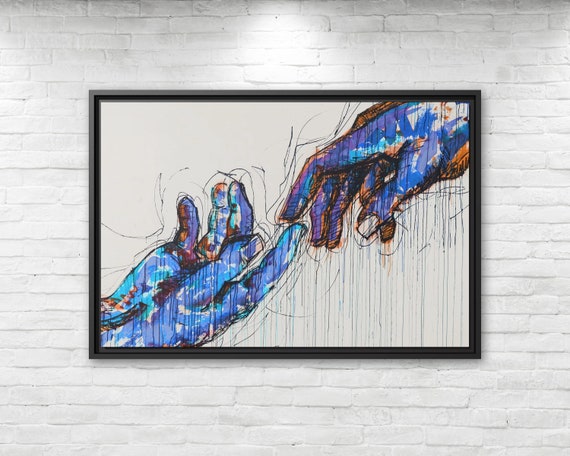 Wall Art Banksy Street Art Banksy Canvas Large Banksy Art Banksy Artwork Graffiti Canvas Art Pop Culture Wall Art New Homeowner Gift Artwork