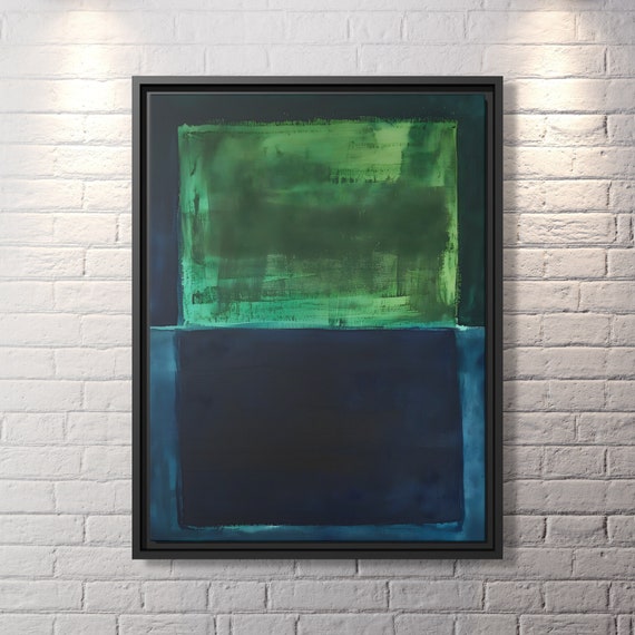Mark Rothko Wall Art Minimalism Painting Rothko Print Work Mark Rothko Painting Famous Abstract Art Rothko Canvas Large Abstract Painting