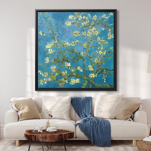 Vincent van Gogh Amandelbloesem Vincent van Gogh schilderij boombloesem muurkunst Vincent van Gogh canvasafdruk Van Gogh-kunstwerk boombloesem