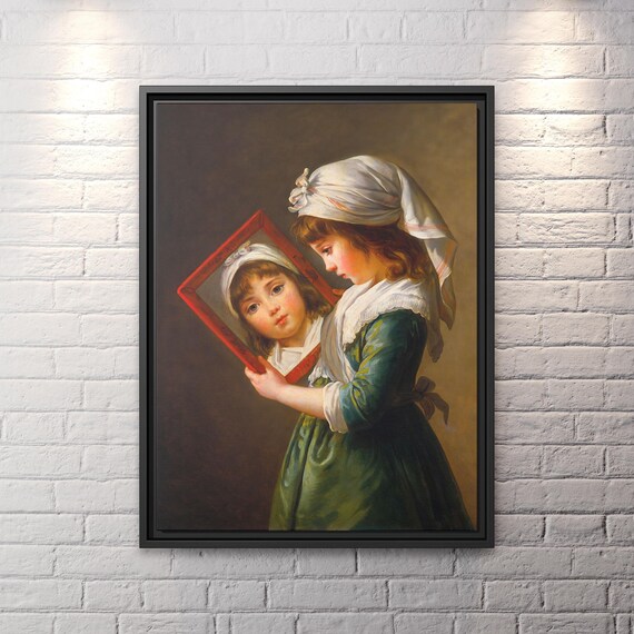 Julie Le Brun Looking in a Mirror Painting A Girl in a Mirror Famous Artwork Venus Wall Art The MET Museum Art Print The MET Museum Painting