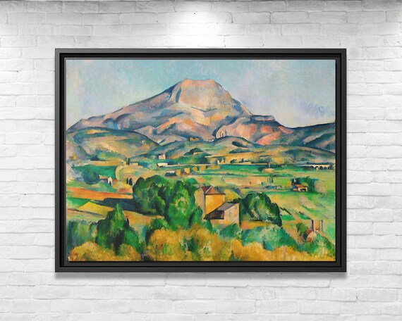 Paul Cézanne Painting Paul Cezanne Artwork Mont Sainte Victoire