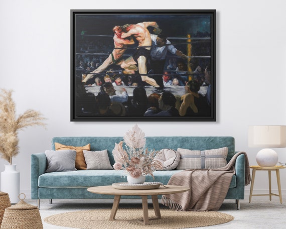 Boxing Wall Art Famous Painting Boxing Decor Modern Sports Art Boxing Painting Boxing Motivation Boxer Wall Art Boxing Gift Idea Boxer Print