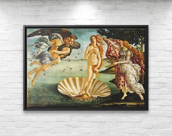 Sandro Botticelli The Birth of Venus Sandro Botticelli Painting Venus Wall Art Sandro Botticelli Print Famous Painting Birth of Venus Print