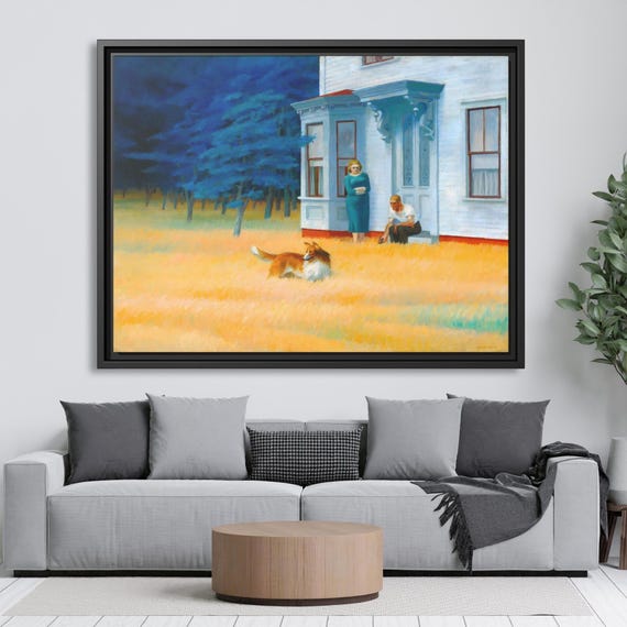Edward Hopper Cape Cod Evening Canvas Print Edward Hopper Large Art Print Edward Hopper Abstract Large Art Gift Edward Hopper Wall Decor