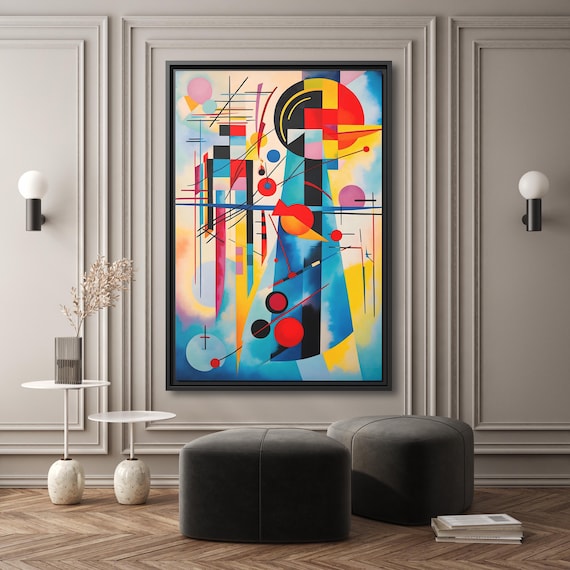 Wassily Kandinsky Composition Wall Art Kandinsky Painting Famous Abstract Art Kandinsky Print Large Abstract Painting Kandinsky Artwork