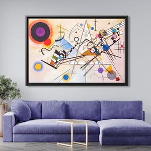 Wassily Kandinsky Composition VIII Wall Art Kandinsky Painting Famous Abstract Art Kandinsky Print Large Abstract Painting Kandinsky Artwork