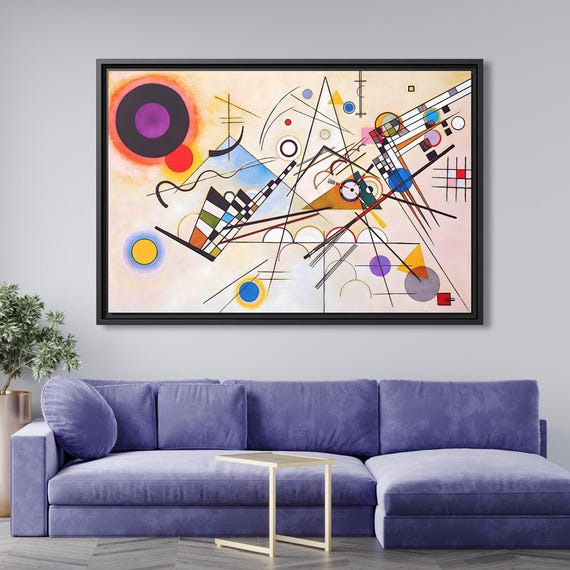 Wassily Kandinsky Composition VIII Wall Art Kandinsky Painting Famous Abstract Art Kandinsky Print Large Abstract Painting Kandinsky Artwork