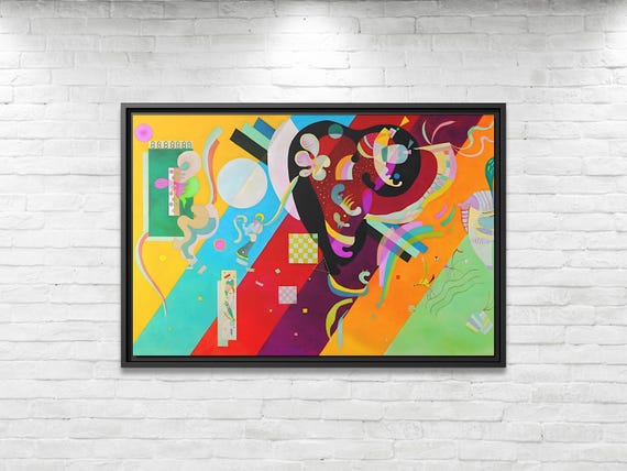 Wassily Kandinsky Composition IX Wall Art Kandinsky Painting Famous Abstract Art Kandinsky Print Large Abstract Painting Kandinsky Artwork
