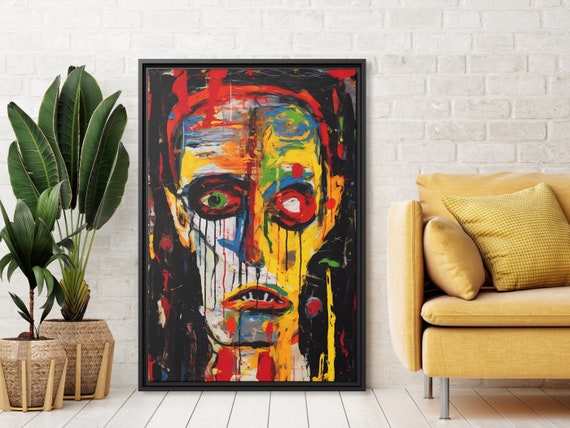 Graffiti Canvas Wall Art Street Art Graffiti Print Urban Wall Decor Modern Canvas Art Abstract Contemporary Painting Art Housewarming Gift