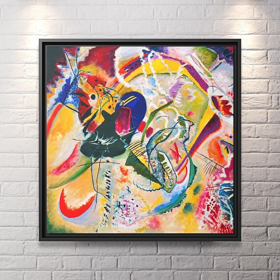 Kandinsky Improvisation Wassily Kandinsky Wall Art Kandinsky Painting Famous Abstract Kandinsky Print Abstract Painting Kandinsky Artwork