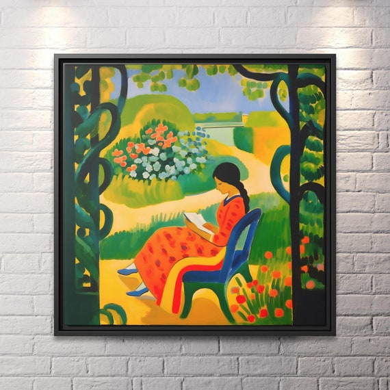 Henri Matisse Art Fauvism Print Henri Matisse Canvas Fauvism Art Cute Apartment Decor Matisse Woman Henri Matisse Print Matisse Painting