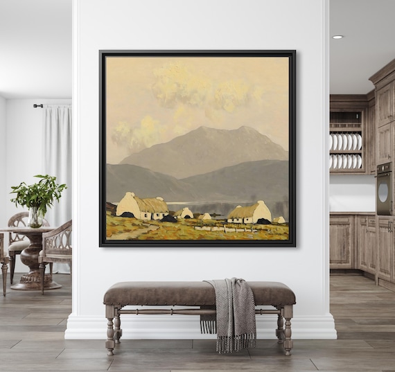 Paul Henri Print Connemara Paul Henri Wall Art Connemara Henri Paul Irish Landscape Connemara Wall Art Irish Painting Ireland Countryside
