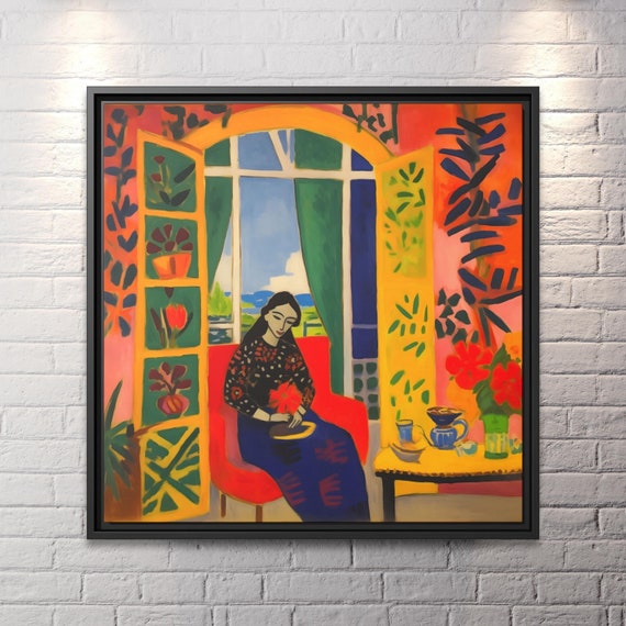 Henri Matisse Art Fauvism Print Henri Matisse Canvas Fauvism Art Cute Apartment Decor Matisse Woman Henri Matisse Print Matisse Painting