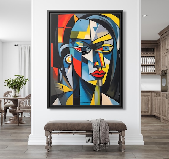 Canvas Print Picasso Cubism Wall Art Picasso Art Decor Extra Large Painting Living room Wall Art Bedroom Painting Picasso Print Art Gift