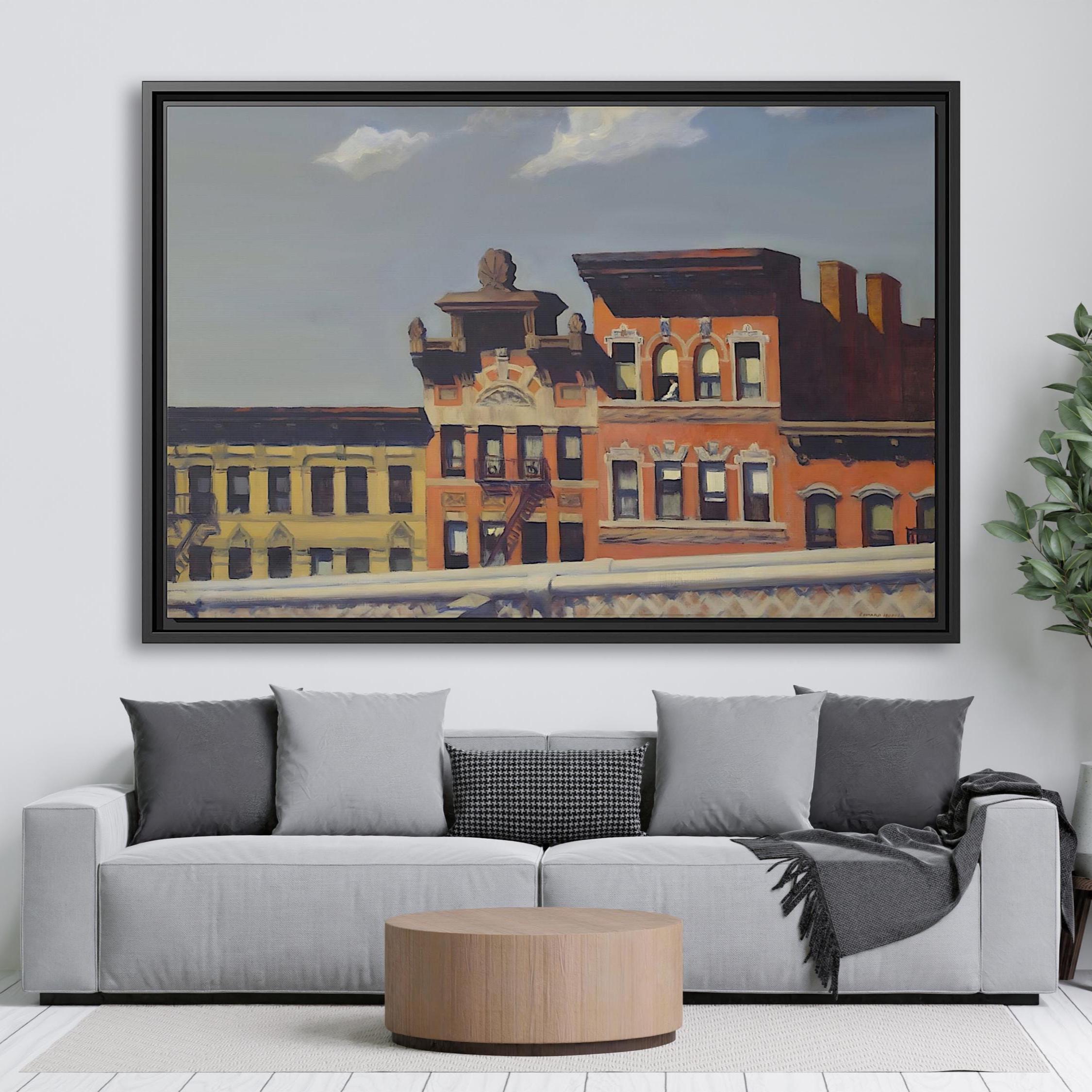 Edward Hopper From Williamsburg Bridge Print Edward Hopper Large