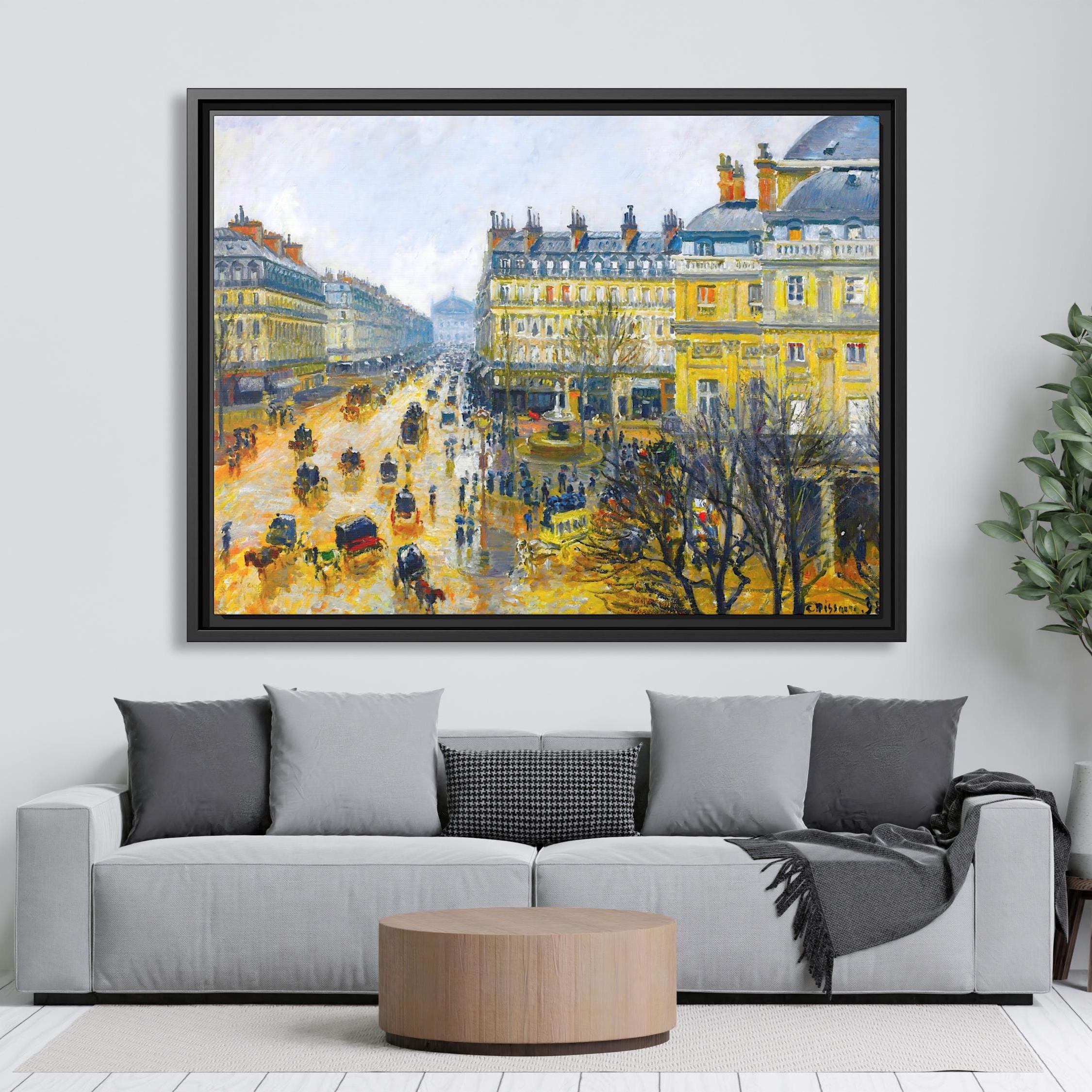 Camille Pissarro French Theater Square Paris Camille Pissarro