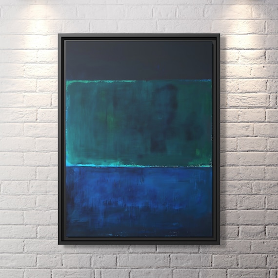 Mark Rothko Wall Art Minimalism Painting Rothko Print Work Mark Rothko Painting Famous Abstract Art Rothko Canvas Large Abstract Painting