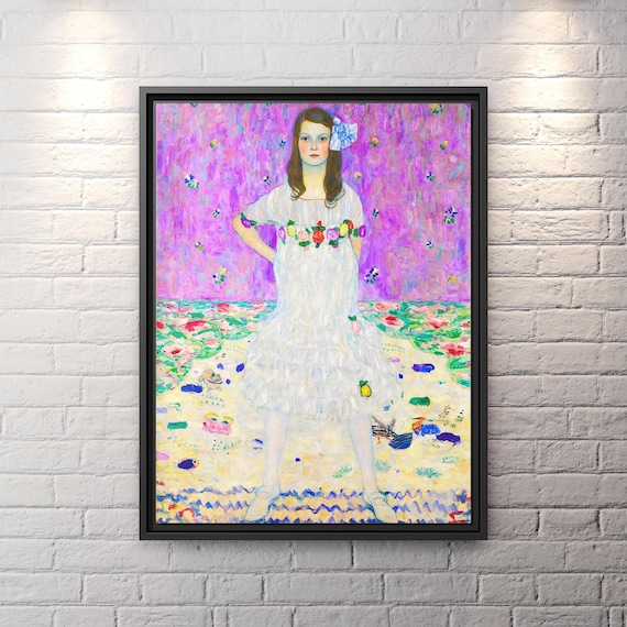 Gustav Klimt Mada Primavesi Gustav Klimt Famous Painting Klimt Art Print Huge Canvas Home Decor Gustav Klimt Girl Art Klimt Primavesi