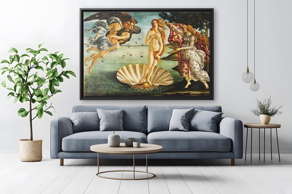 Sandro Botticelli The Birth of Venus Sandro Botticelli Painting Venus Wall Art Sandro Botticelli Print Famous Painting Birth of Venus Print