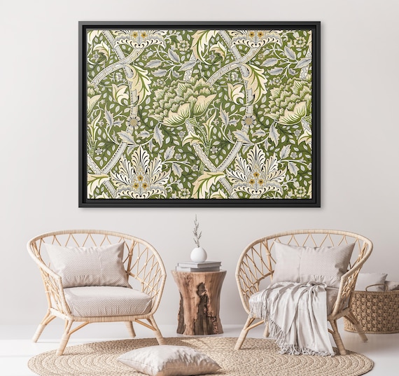 William Morris Windrush Famous Pattern Famous Painting William Morris Pattern Print Huge Canvas Home Decor Victorian Wall Art Nouveau Print