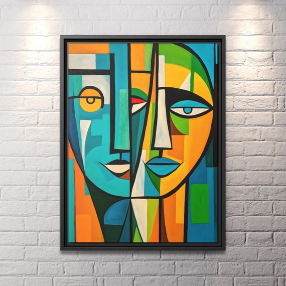 Pablo Picasso Modern Cubism Picasso Print Wall Art Picasso Painting Cubist Artwork Picasso Wall Art Cute Apartment Decor Picasso Poster Art