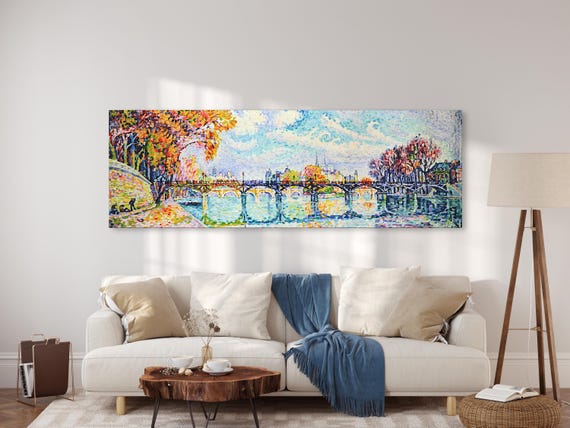 Paul Signac Le Pont des Arts Paul Signac Landscape Famous Painting Bridge Signac France Artwork Signac Impressionism Painting Paul Signac