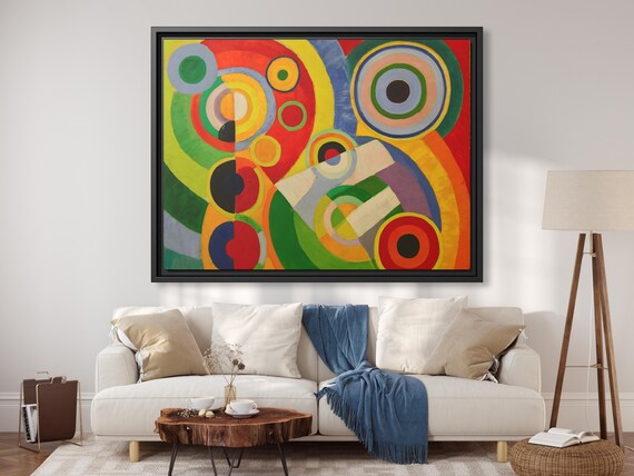 Robert Delaunay Rythme Joie de vivre Robert Delaunay Famous Abstract Art Delaunay Painting Abstract Art Work Robert Delaunay Print Abstract