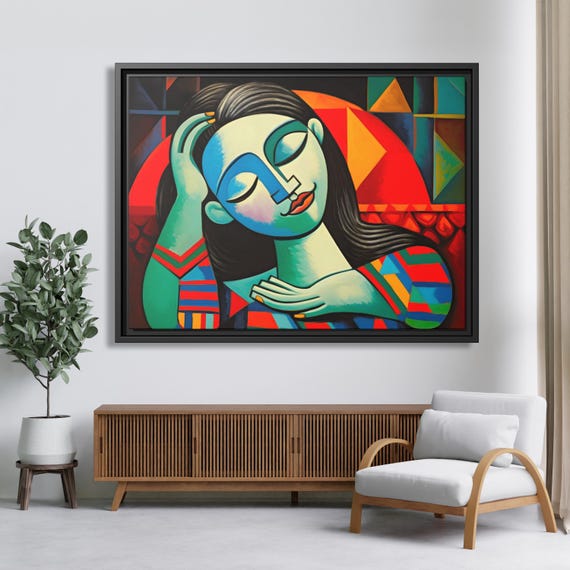 Canvas Print Picasso Cubism Wall Art Picasso Art Decor Extra Large Painting Living room Wall Art Bedroom Painting Picasso Print Art Gift