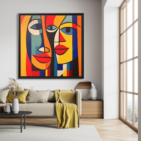 Pablo Picasso Print Wall Art Picasso Painting Modern Cubism Painting Picasso Wall Art Famous Artist Print Picasso Print Large Art Work Print