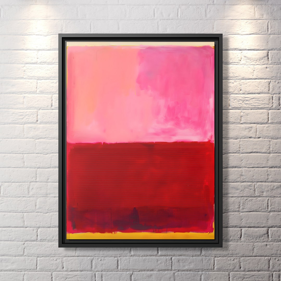 Canvas Print Rothko Wall Art Abstract Canvas Modern Art Minimalist Wall