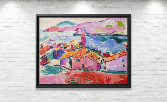 Henri Matisse View of Collioure Henri Matisse Painting Henri Matisse Landscape Matisse View of Collioure Matisse Artwork Henri Matisse Art