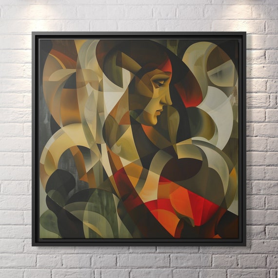 Wall Art Picasso Pint Modern Cubism Painting Picasso Canvas Big Painting Pop Culture Poster Picasso Cubist Wall Art New Homeowner Gift Print