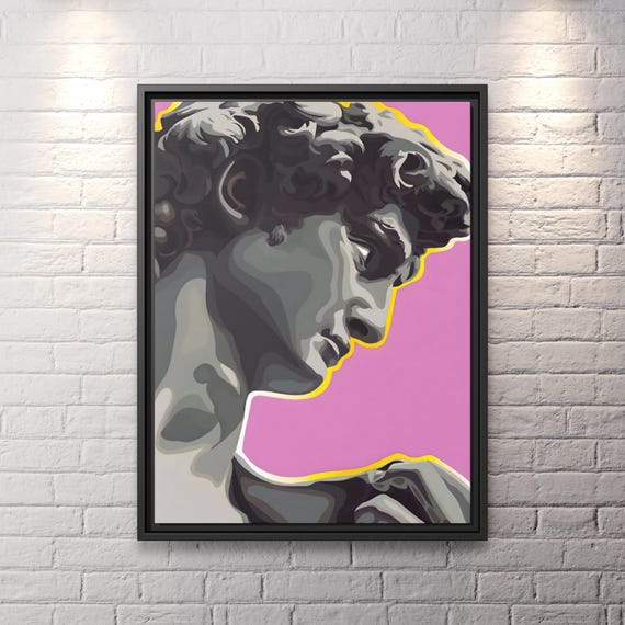 Michelangelo David Statue Print David Poster Greek Sculpture Print Michelangelo Statue of David Print Greek Statue Poster New Homeowner Gift