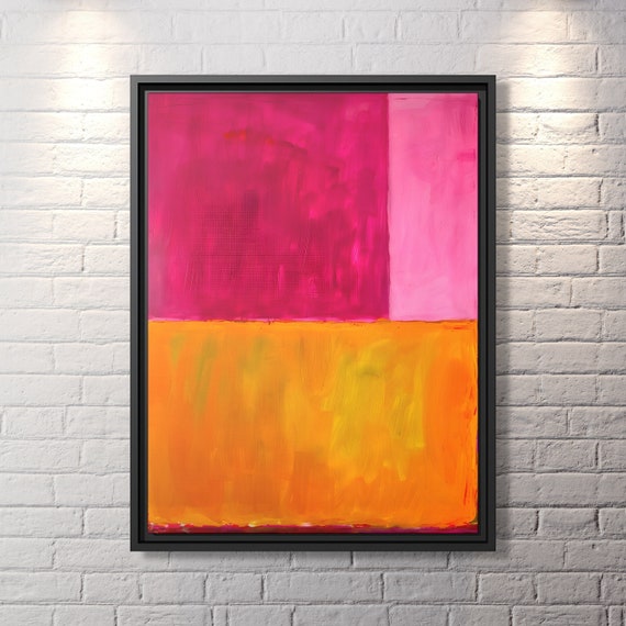 Mark Rothko Wall Art Minimalism Painting Rothko Print Work Mark Rothko Painting Famous Abstract Art Rothko Canvas Large Abstract Painting