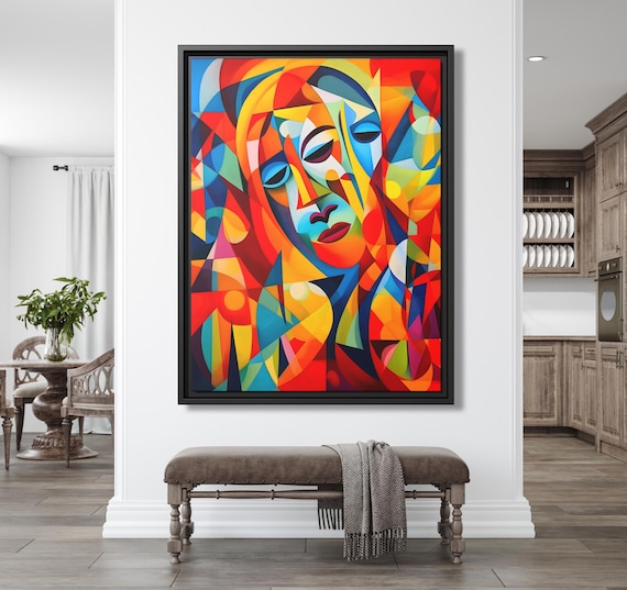 Pablo Picasso Modern Cubism Picasso Print Wall Art Picasso Painting Cubist Artwork Picasso Wall Art Cute Apartment Decor Picasso Poster Art