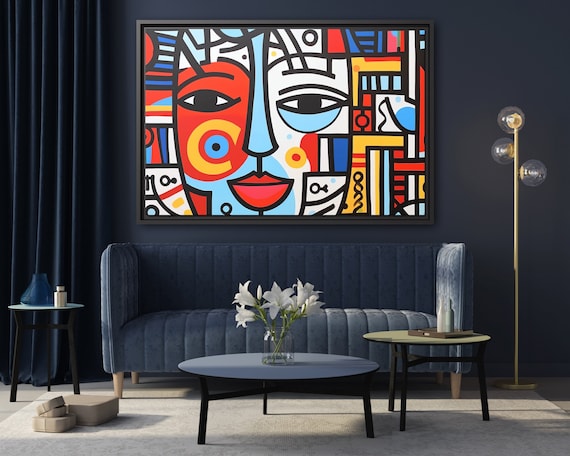 Keith Haring Wall Art Haring Pop Art Keith Haring Pop Artwork Pop Culture Poster Keith Haring Popart Street Art on Canvas Keith Pop Art