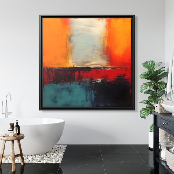 Mark Rothko Wall Art Minimalism Painting Rothko Print Work Mark Rothko Painting Famous Abstract Art Rothko Canvas Large Abstract Painting