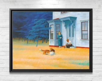 Edward Hopper - Cape Cod Evening (1939) - Fine Art Print - Etsy