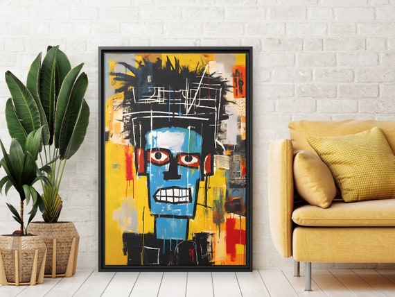 Modern Art Canvas Street Art Print Abstract Wall Art Graffiti Art Print Large Canvas Art Trendy Wall decor Urban Art Canvas Abstract Print