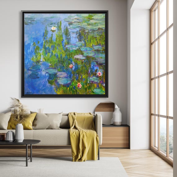 Claude Monet Water Lilies Claude Monet Artwork Monet Lilies Print Famous Art Print Claude Monet Painting Monet Water Lilies Monet Art Print