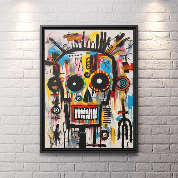 Abstract Art Graffiti Canvas Wall Art Street Art Print Graffiti Painting Pop Culture Art Abstract Street Art Hypebeast Decor Large Wall Art