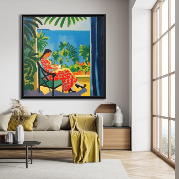 Henri Matisse Art Fauvism Print Henri Matisse Canvas Fauvism Art Cute Apartment Decor Matisse Woman Henri Matisse Print Matisse Painting