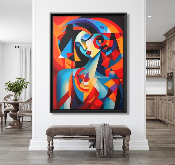 Pablo Picasso Modern Cubism Picasso Print Wall Art Picasso Painting Cubist Artwork Picasso Wall Art Cute Apartment Decor Picasso Poster Art