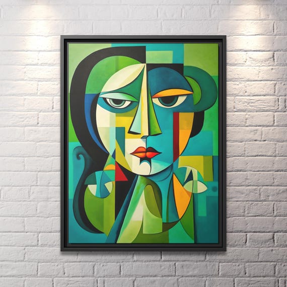 Pablo Picasso Modern Cubism Picasso Print Wall Art Picasso Painting Cubist Artwork Picasso Wall Art Cute Apartment Decor Picasso Poster Art