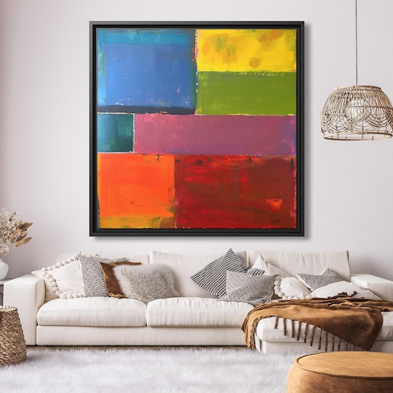 Mark Rothko Painting Abstract Art Rothko Minimalism Painting Rothko Canvas Large Art Work Mark Rothko Inspired Painting Rothko Wall Art