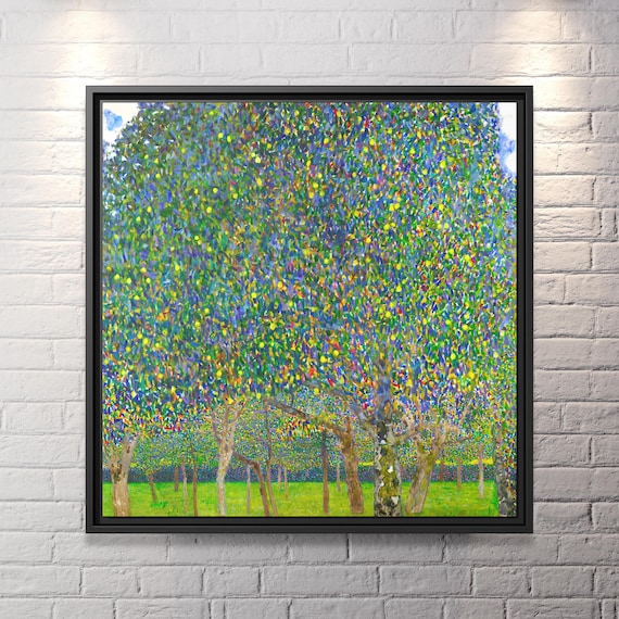 Gustav Klimt Pear Tree Gustav Klimt Famous Painting Klimt Art Print Huge Canvas Home Decor Gustav Klimt Landscape Print Klimt Painting Tree