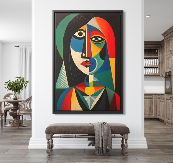 Canvas Print Picasso Cubism Wall Art Picasso Art Decor Extra Large Painting Living room Wall Art Bedroom Painting Picasso Print Art Gift