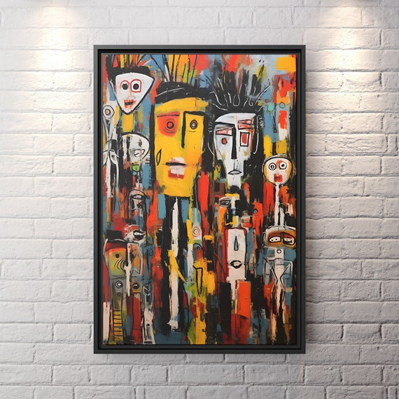 Graffiti Canvas Wall Art Street Art Graffiti Print Urban Wall Decor Modern Canvas Art Abstract Contemporary Painting Art Housewarming Gift